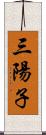 三陽子 Scroll