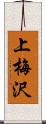 上梅沢 Scroll