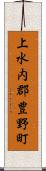 上水内郡豊野町 Scroll