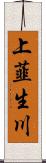 上韮生川 Scroll