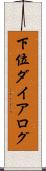 下位ダイアログ Scroll