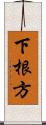 下根方 Scroll