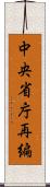 中央省庁再編 Scroll