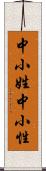 中小姓;中小性 Scroll