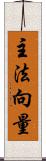 主法向量 Scroll