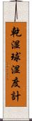 乾湿球湿度計 Scroll