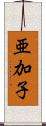 亜加子 Scroll