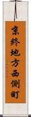 京終地方西側町 Scroll