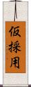 仮採用 Scroll