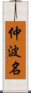 仲波名 Scroll