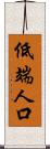 低端人口 Scroll