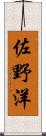 佐野洋 Scroll