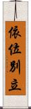 依位別立 Scroll