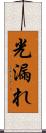 光漏れ Scroll