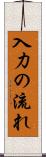 入力の流れ Scroll