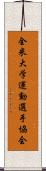全米大学運動選手協会 Scroll