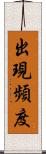 出現頻度 Scroll