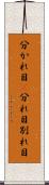 分かれ目(P) Scroll