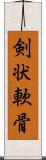 剣状軟骨 Scroll