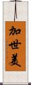 加世美 Scroll