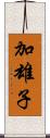 加雄子 Scroll