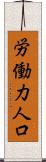 労働力人口 Scroll