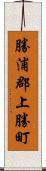 勝浦郡上勝町 Scroll