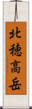 北穂高岳 Scroll