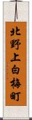 北野上白梅町 Scroll