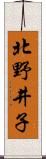 北野井子 Scroll