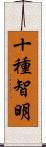 十種智明 Scroll