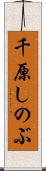 千原しのぶ Scroll