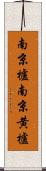 南京櫨 Scroll