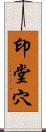 印堂穴 Scroll