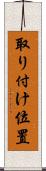取り付け位置 Scroll