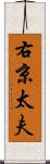 右京太夫 Scroll