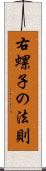 右螺子の法則 Scroll