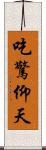 吃驚仰天 Scroll