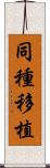 同種移植 Scroll