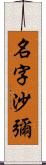 名字沙彌 Scroll