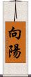 向陽 Scroll