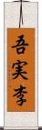 吾実李 Scroll