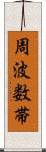 周波数帯 Scroll