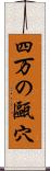 四万の甌穴 Scroll