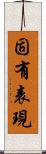 固有表現 Scroll