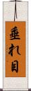 垂れ目 Scroll