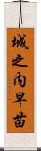 城之内早苗 Scroll