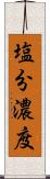 塩分濃度 Scroll