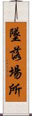 墜落場所 Scroll