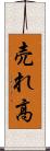 売れ高 Scroll